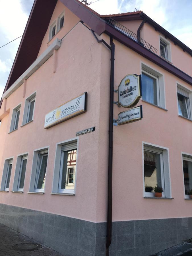 Zur Sonnenalb Hotel Sonnenbuhl Bagian luar foto
